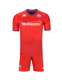 Fiorentina Ausweichtrikot für Kinder 2024-25 Kurzarm (+ Kurze Hosen)